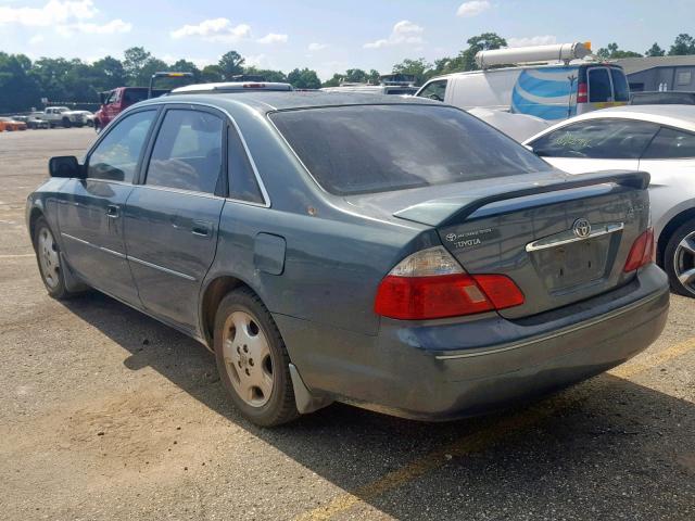 4T1BF28B73U327870 - 2003 TOYOTA AVALON XL 绿色 照片 3
