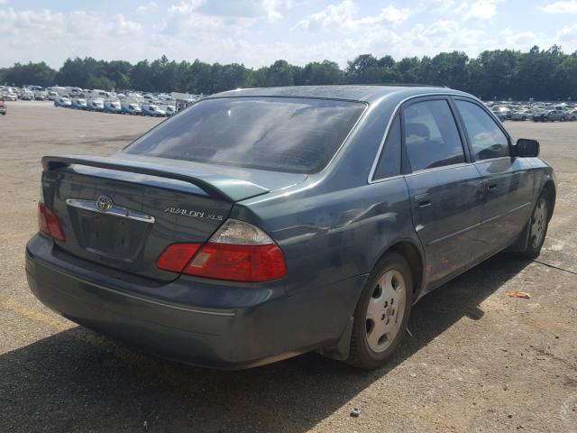 4T1BF28B73U327870 - 2003 TOYOTA AVALON XL 绿色 照片 4