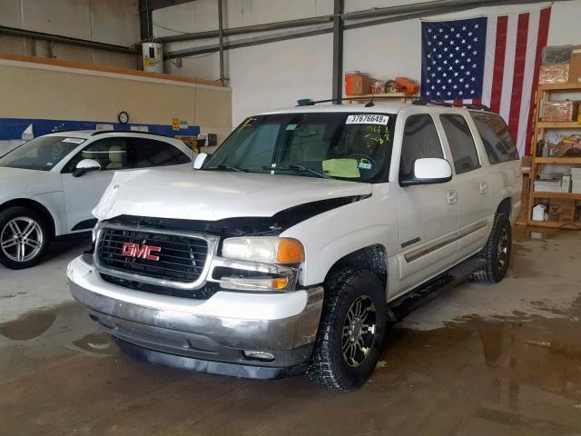 3GKEC16Z75G242087 - 2005 GMC YUKON XL C WHITE photo 2