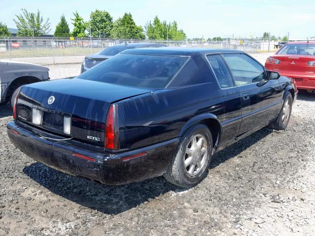 1G6ET12912B101542 - 2002 CADILLAC ELDORADO T BLACK photo 4