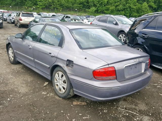 KMHWF25H65A129098 - 2005 HYUNDAI SONATA GL GRAY photo 3