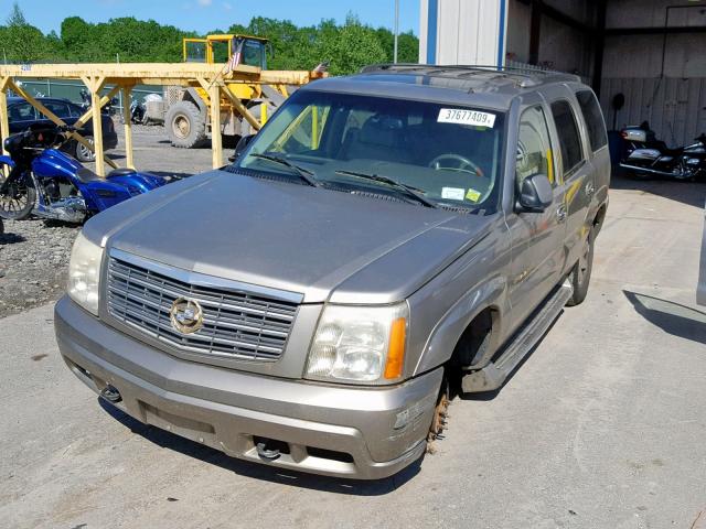 1GYEK63N12R140030 - 2002 CADILLAC ESCALADE L TAN photo 2