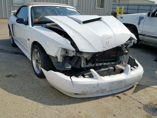 1FAFP45X62F236130 - 2002 FORD MUSTANG GT WHITE photo 1