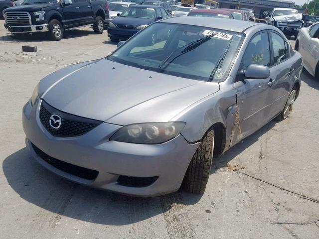 JM1BK12F861462402 - 2006 MAZDA 3 I SILVER photo 2