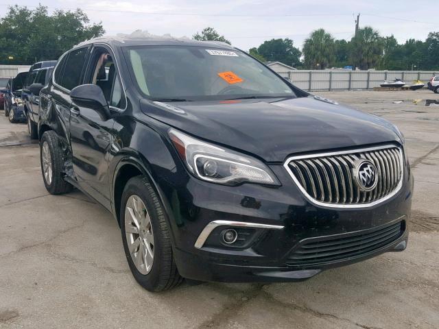 LRBFX1SA0JD008240 - 2018 BUICK ENVISION E BLACK photo 1