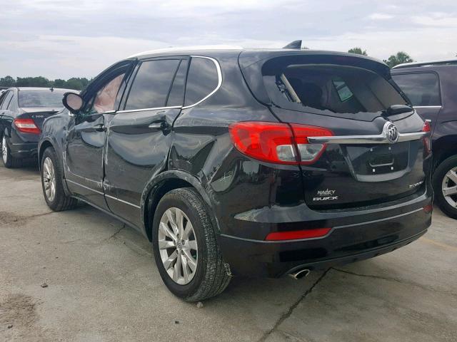 LRBFX1SA0JD008240 - 2018 BUICK ENVISION E BLACK photo 3