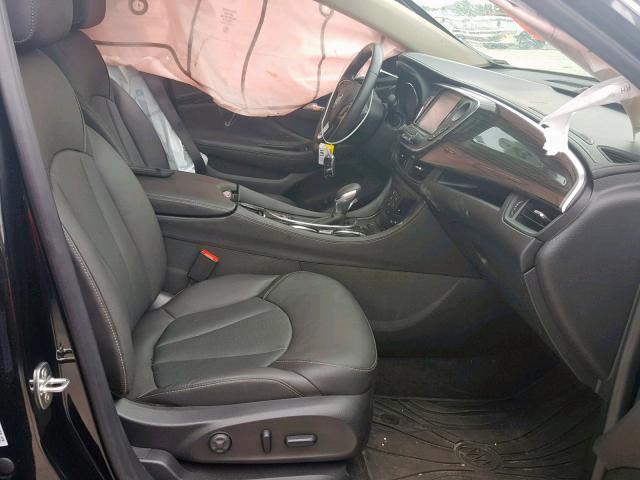 LRBFX1SA0JD008240 - 2018 BUICK ENVISION E BLACK photo 5