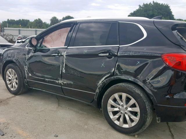 LRBFX1SA0JD008240 - 2018 BUICK ENVISION E BLACK photo 9