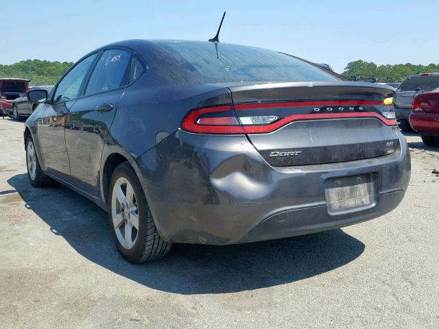 1C3CDFBB4FD199756 - 2015 DODGE DART SXT GRAY photo 3