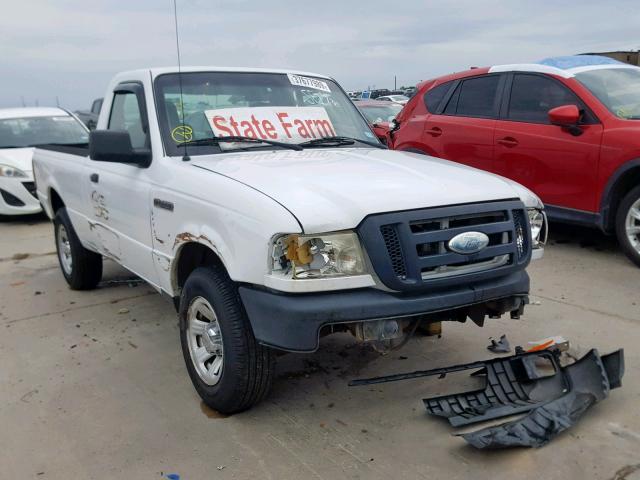 1FTYR10U27PA66858 - 2007 FORD RANGER WHITE photo 1