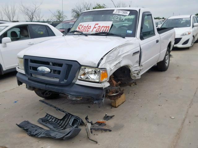 1FTYR10U27PA66858 - 2007 FORD RANGER WHITE photo 2