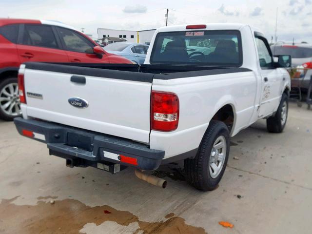 1FTYR10U27PA66858 - 2007 FORD RANGER WHITE photo 4