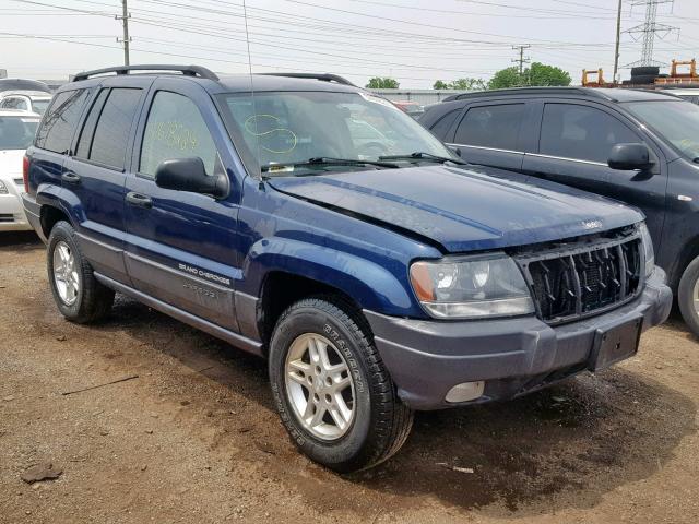 1J4GW48S13C592726 - 2003 JEEP GRAND CHER BLUE photo 1