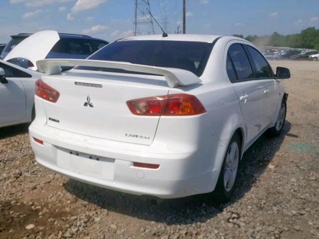 JA3AU26U38U009969 - 2008 MITSUBISHI LANCER ES WHITE photo 4