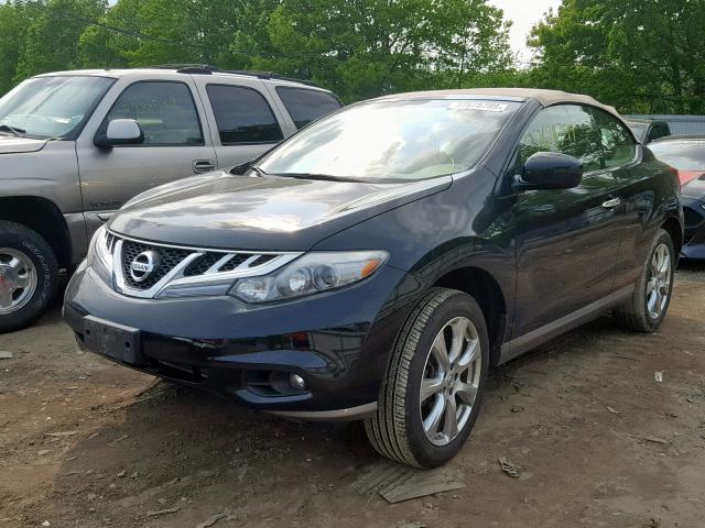 JN8AZ1FYXEW300344 - 2014 NISSAN MURANO CRO BLACK photo 2