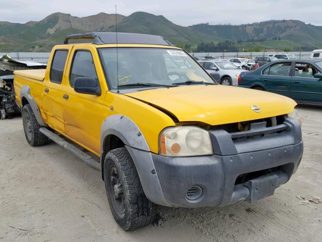 1N6ED29X12C357689 - 2002 NISSAN FRONTIER C YELLOW photo 1