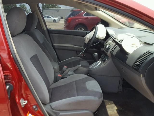 3N1AB61E57L638580 - 2007 NISSAN SENTRA 2.0 RED photo 5