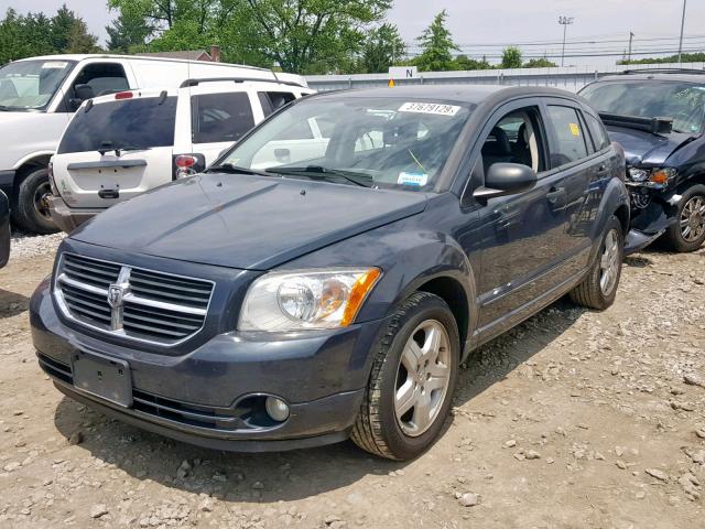 1B3HB48B98D502408 - 2008 DODGE CALIBER SX BLUE photo 2