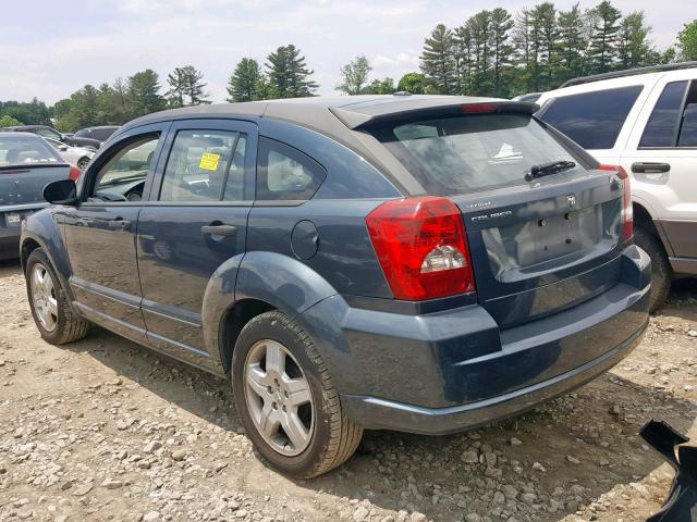 1B3HB48B98D502408 - 2008 DODGE CALIBER SX BLUE photo 3