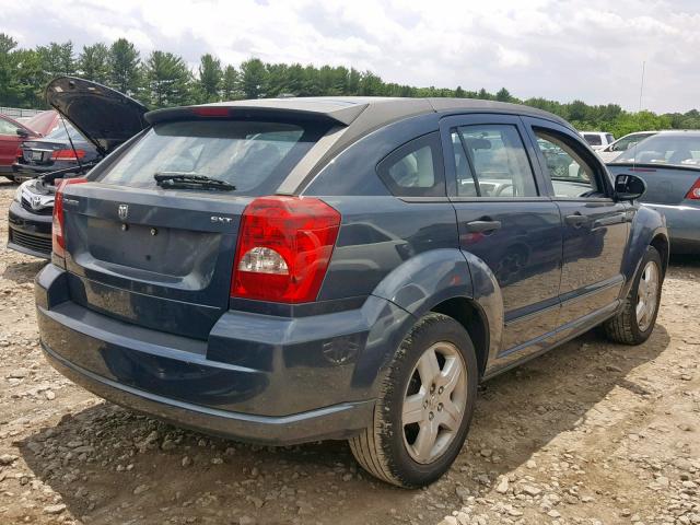 1B3HB48B98D502408 - 2008 DODGE CALIBER SX BLUE photo 4