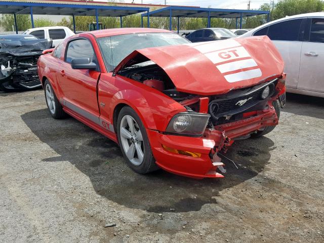 1ZVHT82H185144051 - 2008 FORD MUSTANG GT RED photo 1