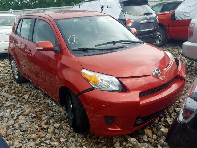 JTKKU4B49A1002595 - 2010 TOYOTA SCION XD RED photo 1