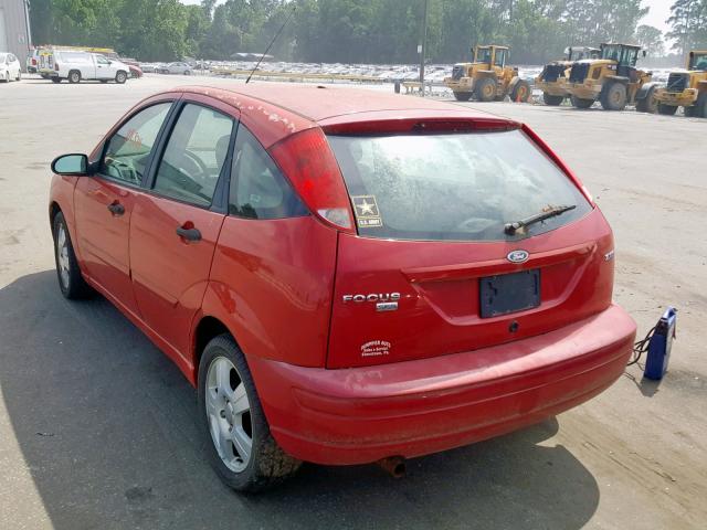 3FAFP37N55R141667 - 2005 FORD FOCUS ZX5 RED photo 3