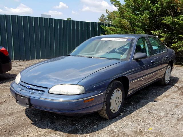 2G1WL52M6V1179146 - 1997 CHEVROLET LUMINA BAS BLUE photo 2