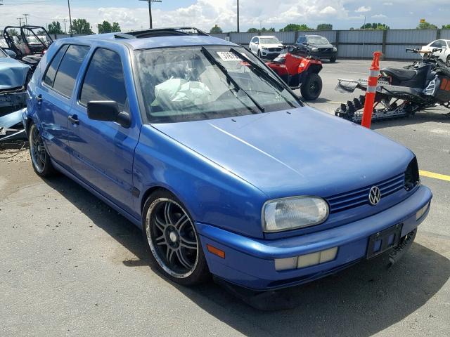 3VWFA81HXTM089665 - 1996 VOLKSWAGEN GOLF GL BLUE photo 1