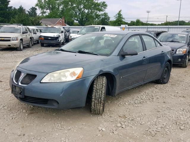 1G2ZF55B364228304 - 2006 PONTIAC G6 SE BLUE photo 2