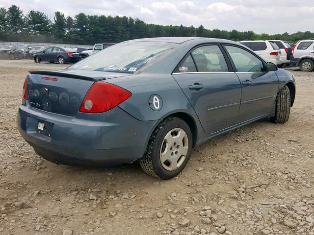 1G2ZF55B364228304 - 2006 PONTIAC G6 SE BLUE photo 4