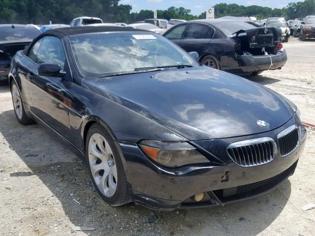 WBAEK73414B322774 - 2004 BMW 645 CI AUT BLACK photo 1