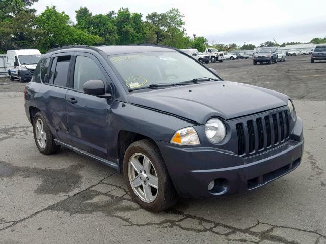 1J8FF47W07D581909 - 2007 JEEP COMPASS CHARCOAL photo 1