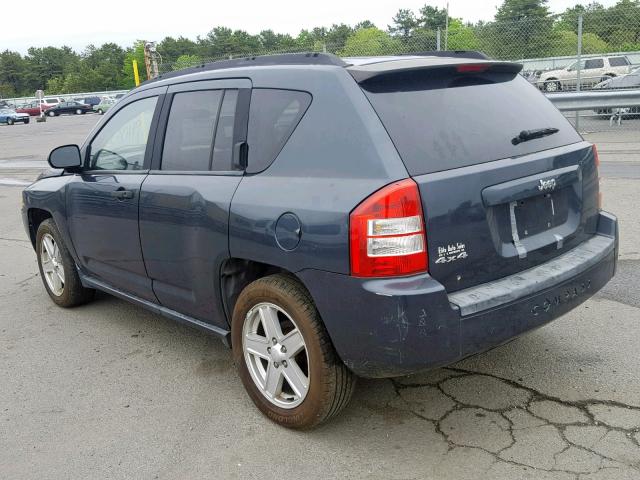 1J8FF47W07D581909 - 2007 JEEP COMPASS CHARCOAL photo 3