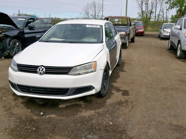 3VW2K7AJ0DM432090 - 2013 VOLKSWAGEN JETTA BASE 白色 照片 2