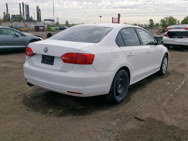 3VW2K7AJ0DM432090 - 2013 VOLKSWAGEN JETTA BASE 白色 照片 4