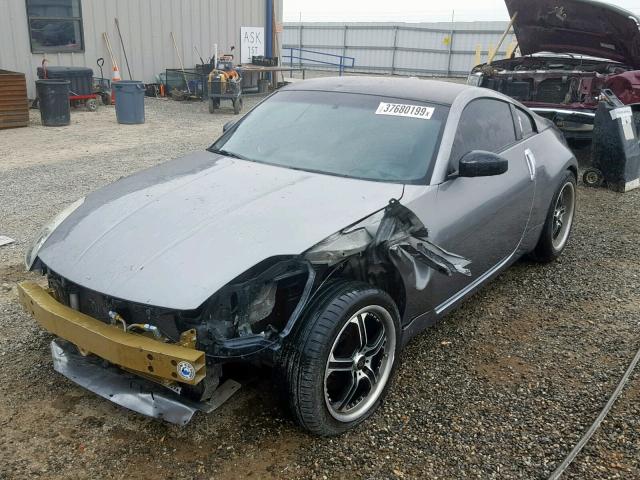 JN1AZ34D66M304737 - 2006 NISSAN 350Z COUPE SILVER photo 2