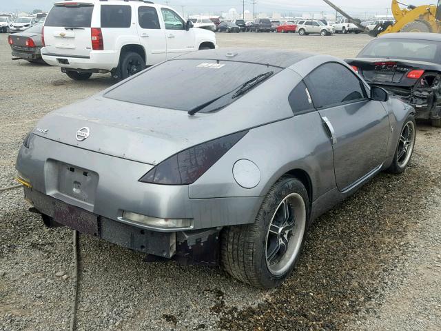 JN1AZ34D66M304737 - 2006 NISSAN 350Z COUPE SILVER photo 4