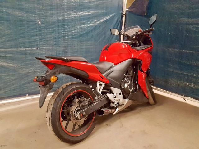 MLHPC4408D5000390 - 2013 HONDA CBR500 RA- RED photo 4