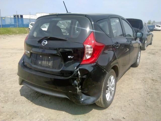 3N1CE2CP4JL364884 - 2018 NISSAN VERSA NOTE BLACK photo 4