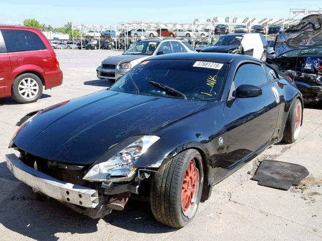 JN1AZ34D54T164067 - 2004 NISSAN 350Z COUPE BLACK photo 2