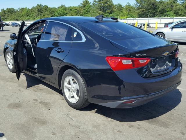 1G1ZB5ST8HF144693 - 2017 CHEVROLET MALIBU LS Графитовый фото 3