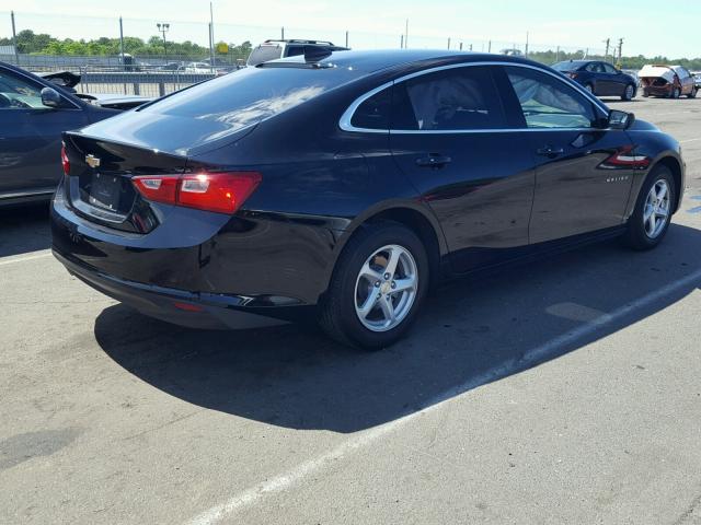 1G1ZB5ST8HF144693 - 2017 CHEVROLET MALIBU LS Графитовый фото 4