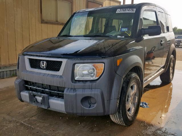 5J6YH18514L001920 - 2004 HONDA ELEMENT EX BLACK photo 2