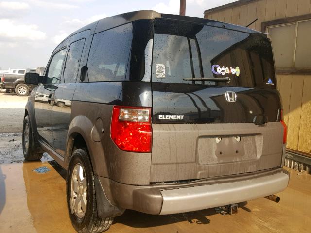 5J6YH18514L001920 - 2004 HONDA ELEMENT EX BLACK photo 3