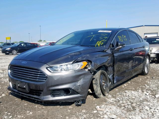 3FA6P0K99GR319740 - 2016 FORD FUSION TIT BLACK photo 2