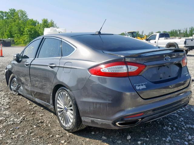 3FA6P0K99GR319740 - 2016 FORD FUSION TIT BLACK photo 3