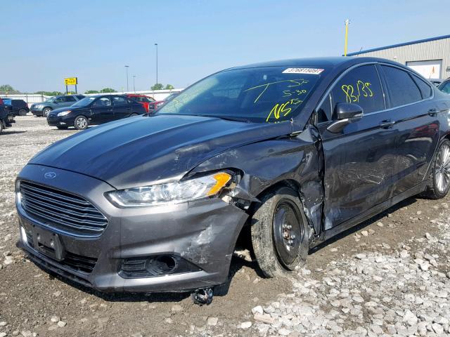 3FA6P0K99GR319740 - 2016 FORD FUSION TIT BLACK photo 9