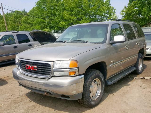 1GKEK13Z12R211632 - 2002 GMC YUKON TAN photo 2