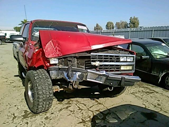 1GNEV18K4MF148245 - 1991 CHEVROLET BLAZER V10 RED photo 1